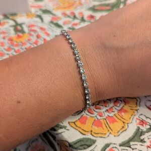 Silver Tennis Bracelet